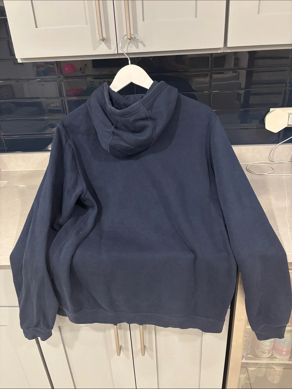 Nike Navy Hoodie with Gold Swoosh Golf Logo